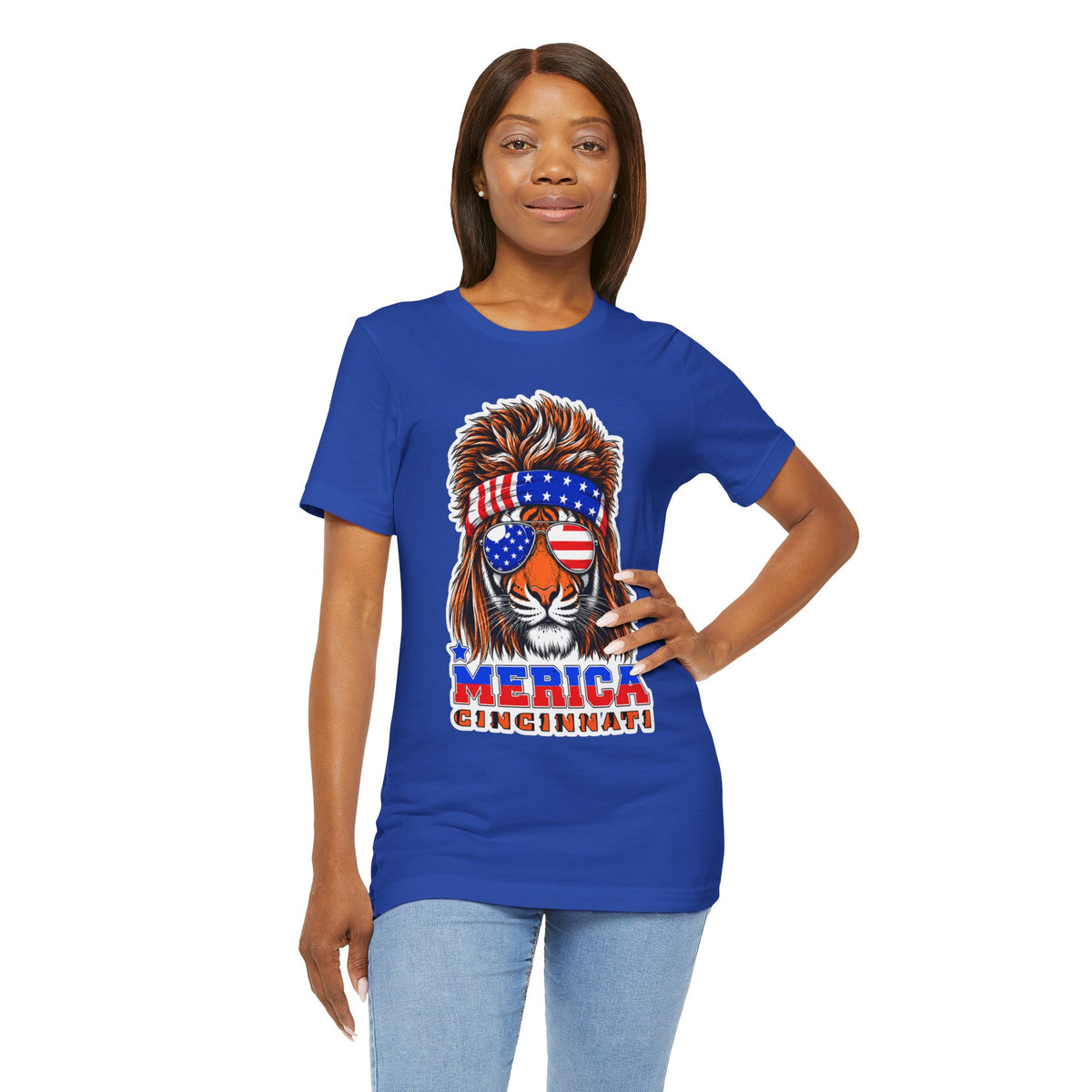 Freedom Mullet Tiger T-Shirt