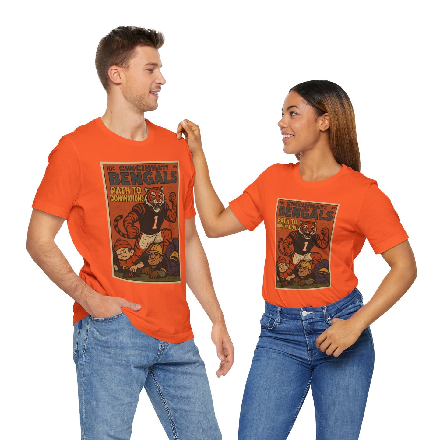 Cincinnati Bengals Comic cover Path to Domination Unisex Short Sleeve Tee -
