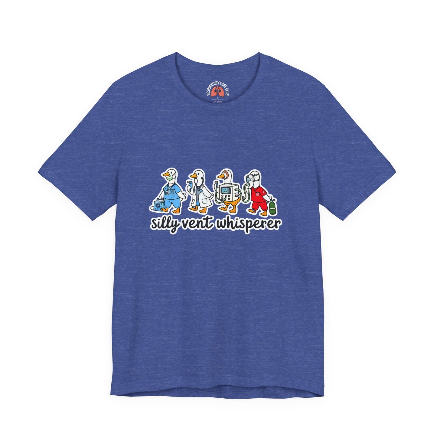 Silly Vent Whisperer Tee — Funny Crew respiratory care club
