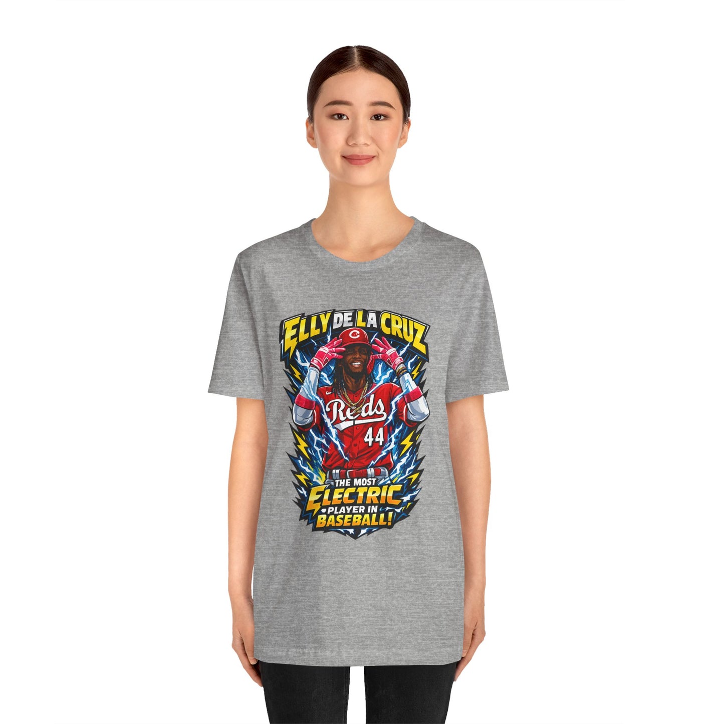 Elly De La Cruz 'The Most Electric Player in Baseball' Reds Baseball Tee