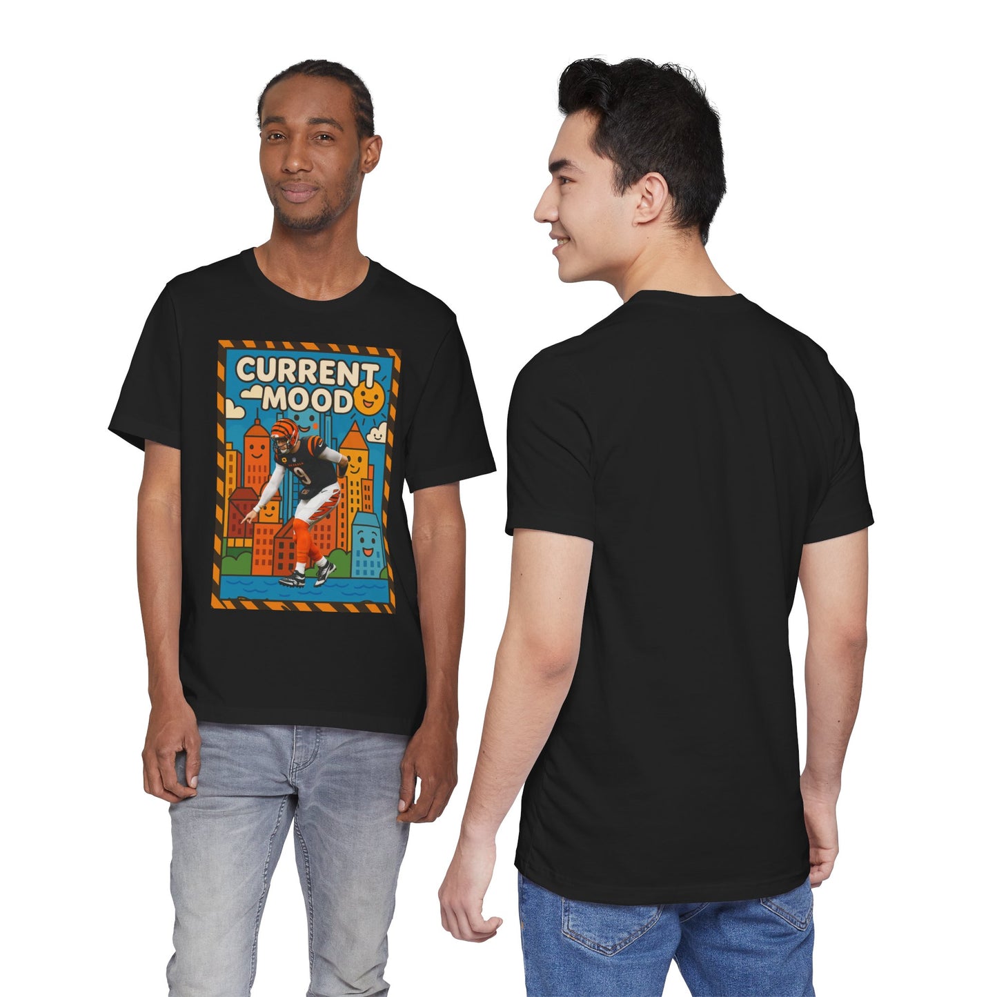 Current Mood: Hitting the Griddy T-Shirt – Joe Burrow Cincinnati Football Tee