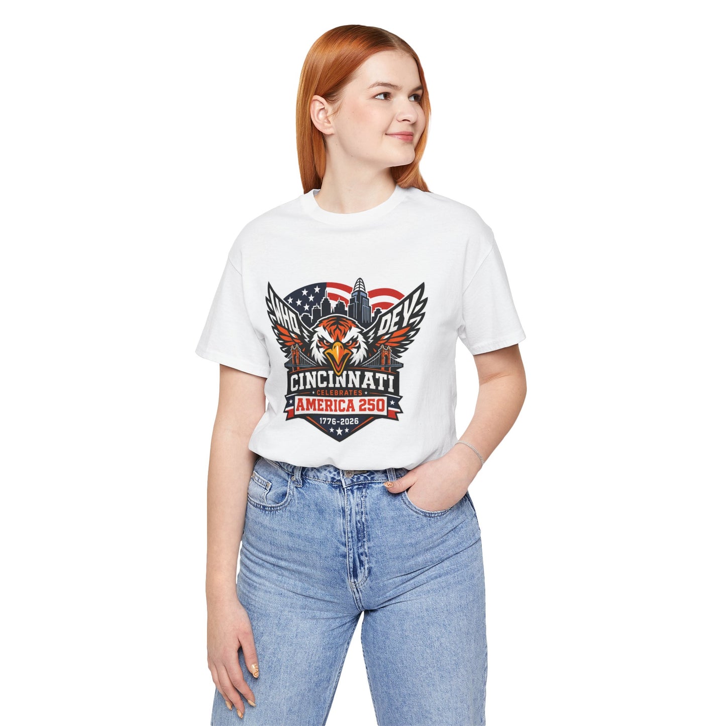 Cincinnati Celebrates America 250 Years of Freedom! Tiger Crest T‑Shirt