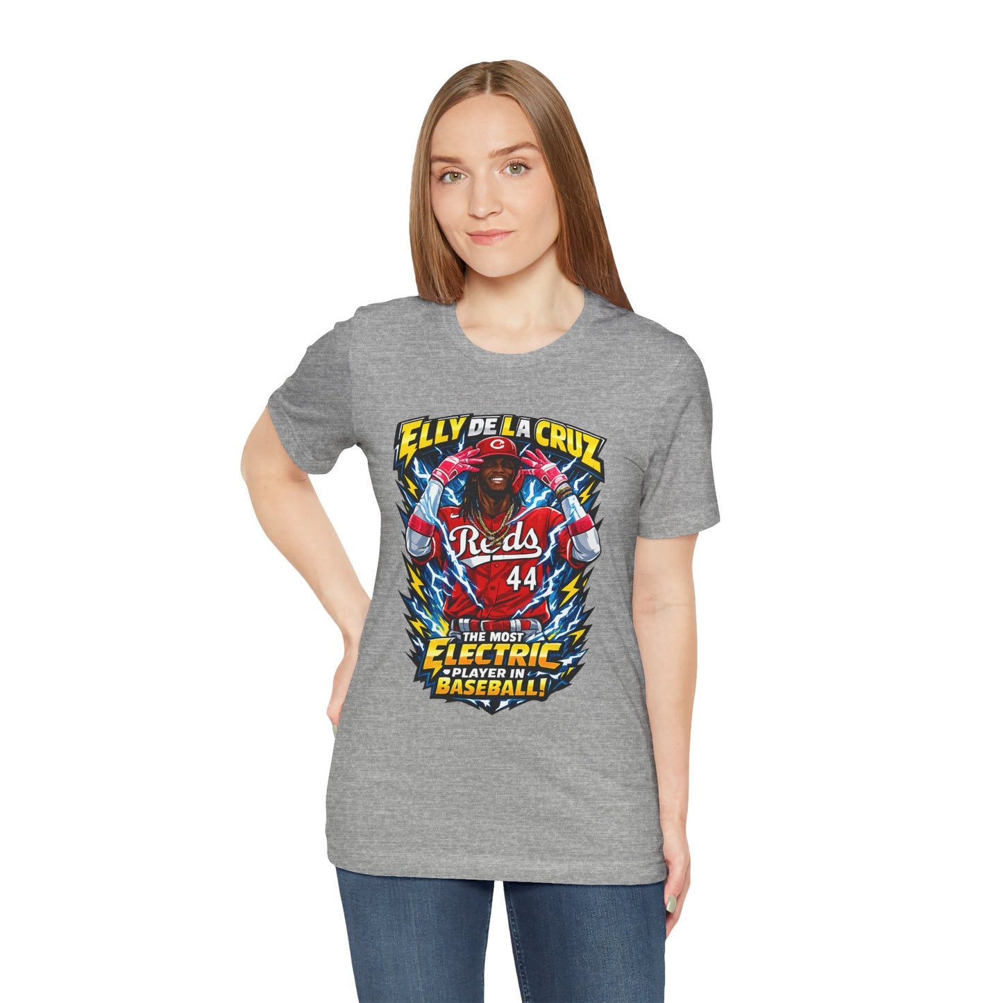 Elly De La Cruz 'The Most Electric Player in Baseball' Reds Baseball Tee