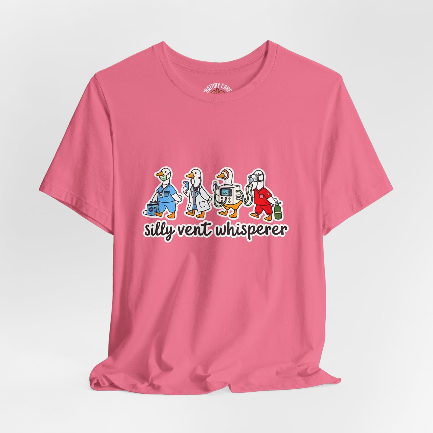 Silly Vent Whisperer Tee — Funny Crew respiratory care club