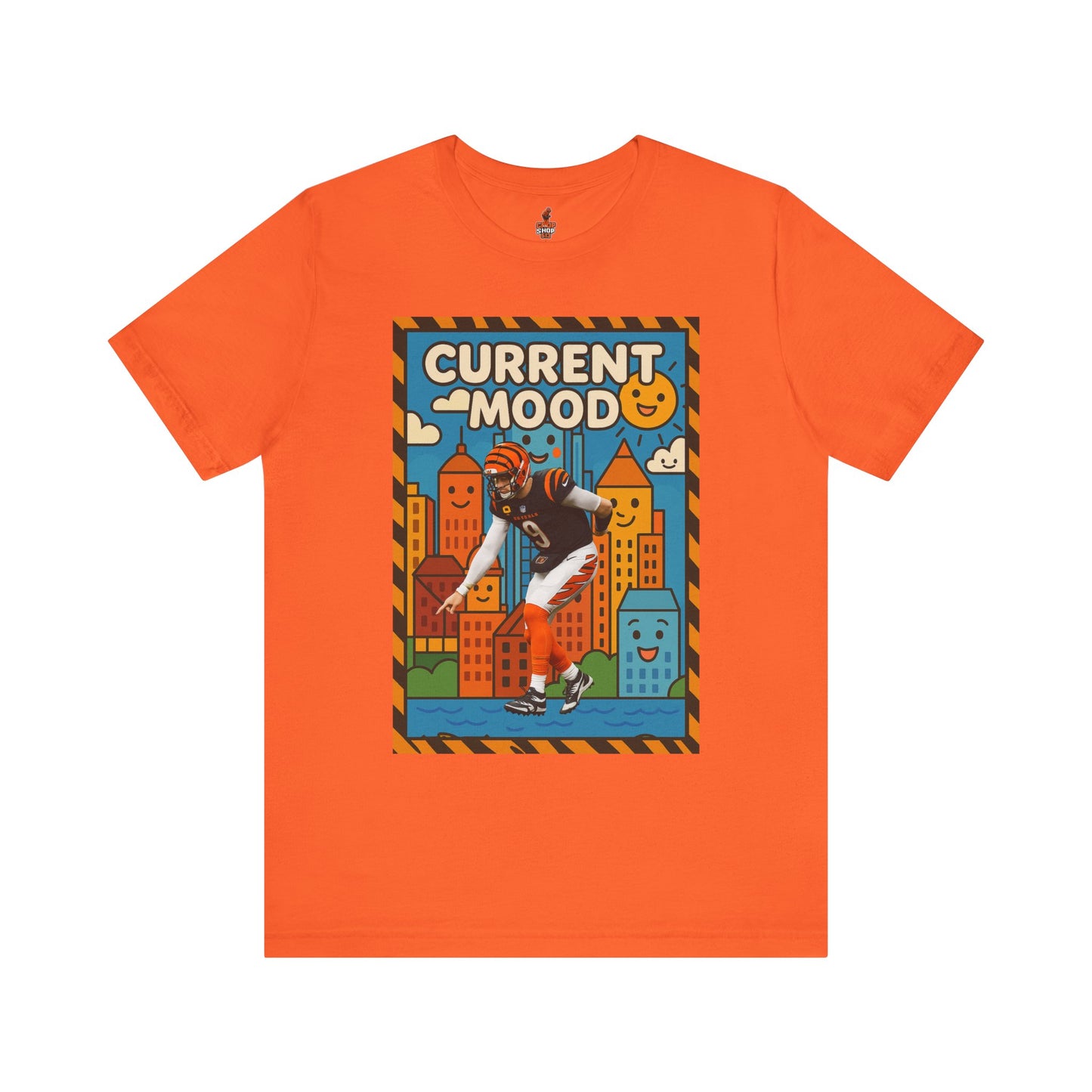 Current Mood: Hitting the Griddy T-Shirt – Joe Burrow Cincinnati Football Tee