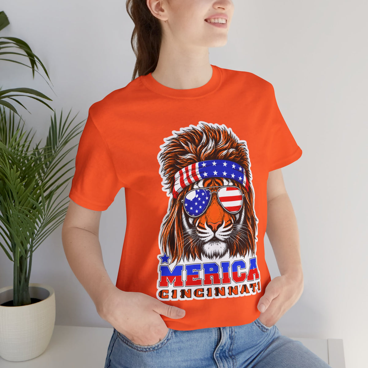 Freedom Mullet Tiger T-Shirt