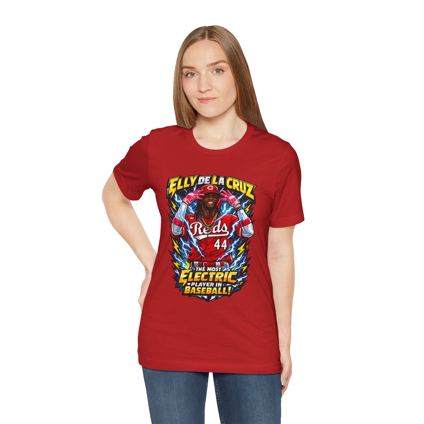 Elly De La Cruz 'The Most Electric Player in Baseball' Reds Baseball Tee