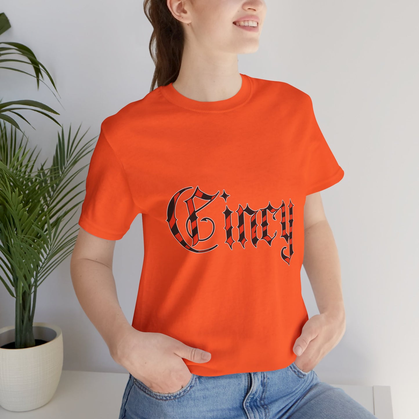 Cincy Unisex Jersey Short Sleeve Tee