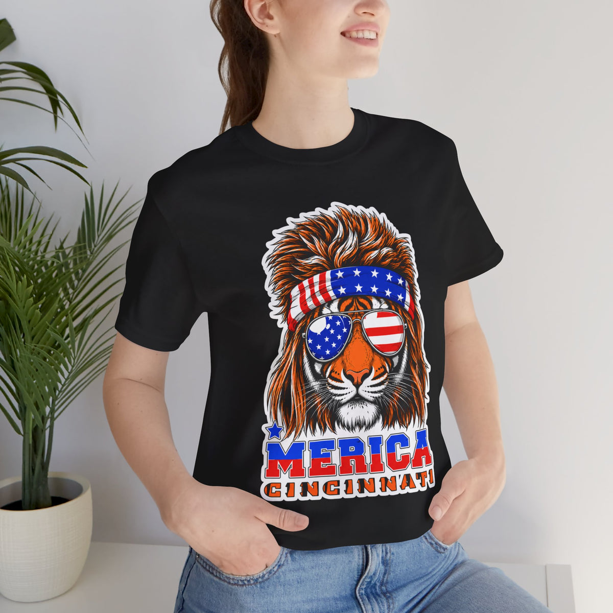 Freedom Mullet Tiger T-Shirt