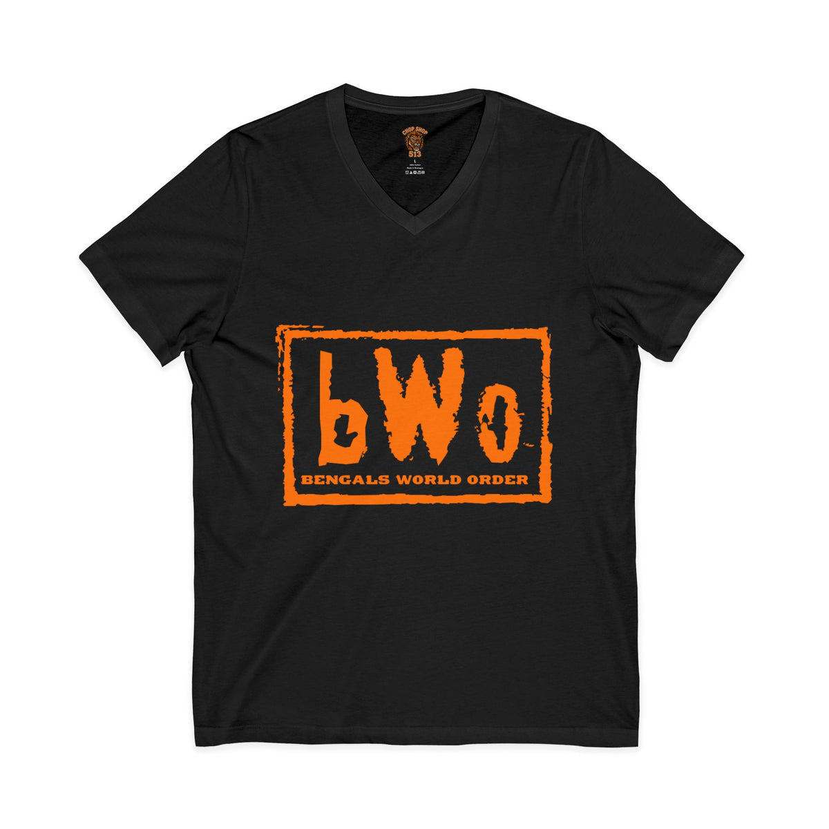 bWo Bengals World Order V-Neck Tee