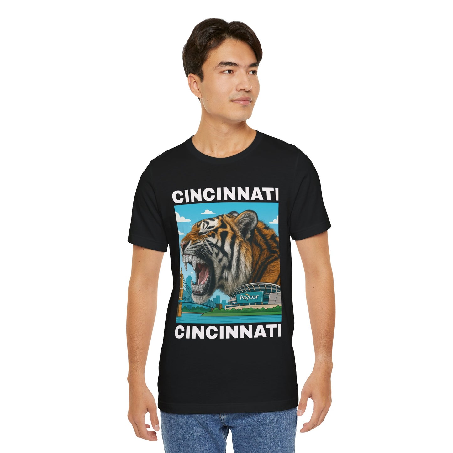 🔥💎🐅 Iced Out Roar – Queen City Tiger Tee