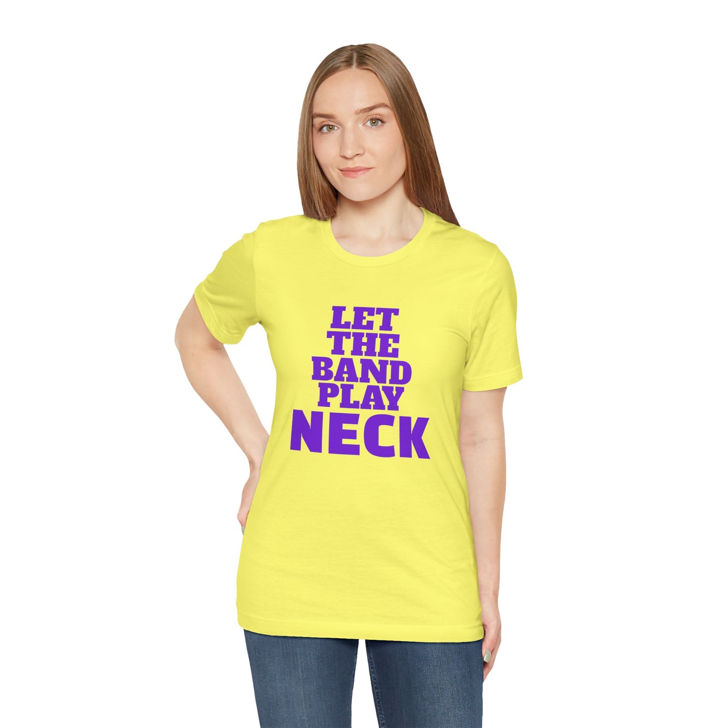 Tiger Nation Let The Band Play Neck Tee