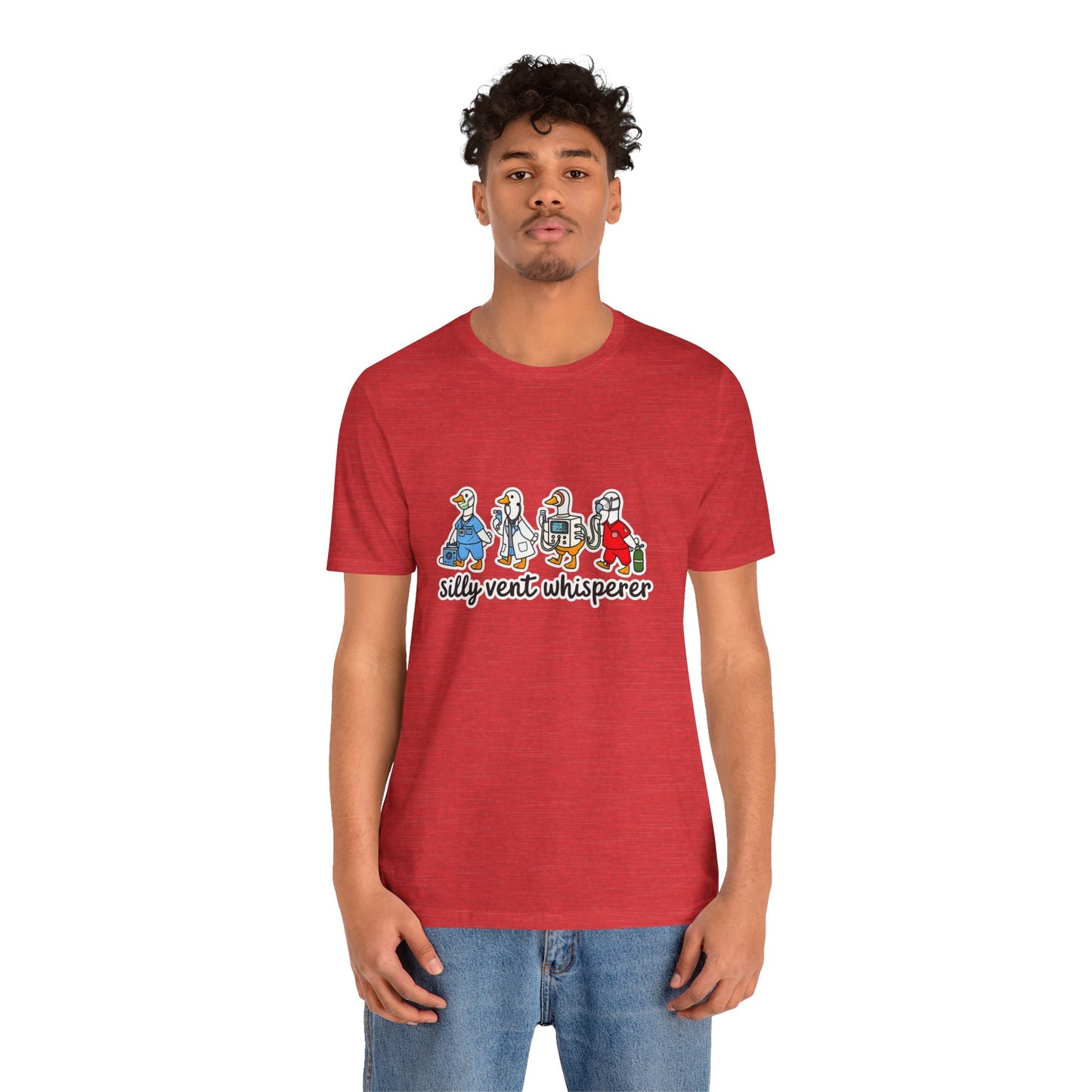 Silly Vent Whisperer Tee — Funny Crew respiratory care club