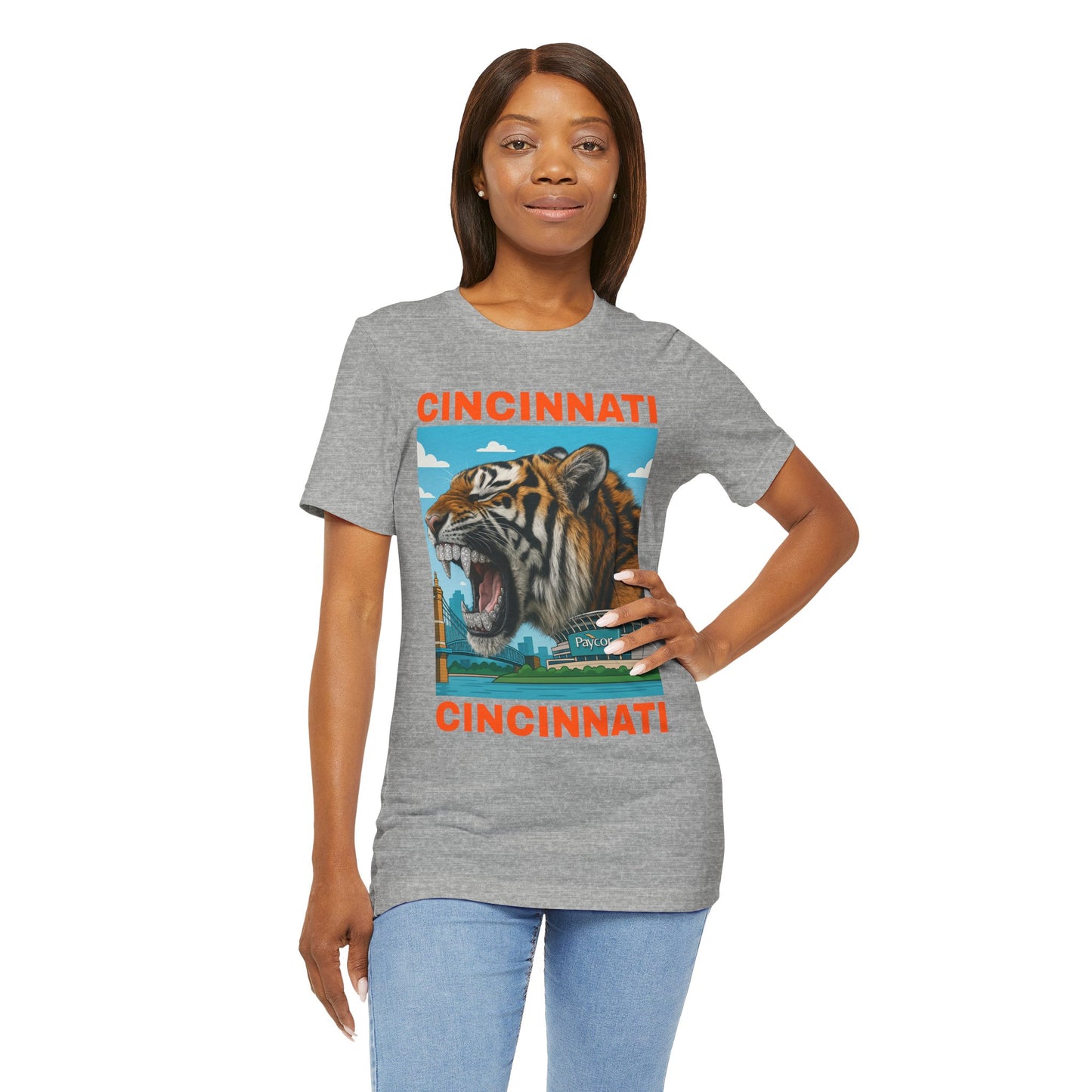 🔥💎🐅 Iced Out Roar – Queen City Tiger Tee