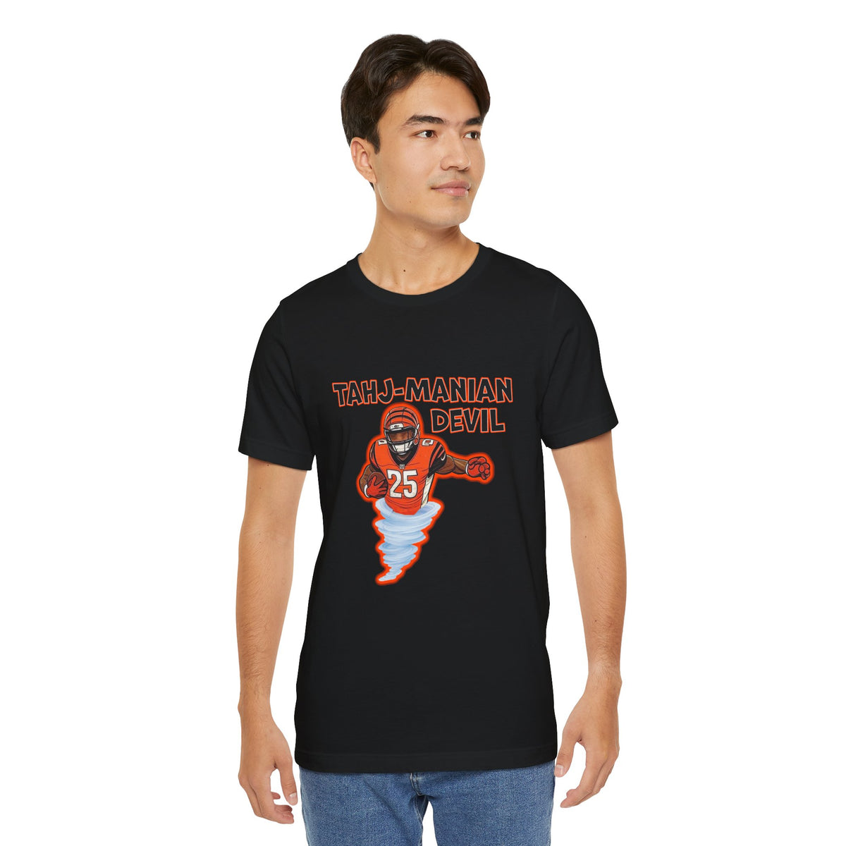 Tahj-Manian Devil Graphic Unisex Jersey Tee