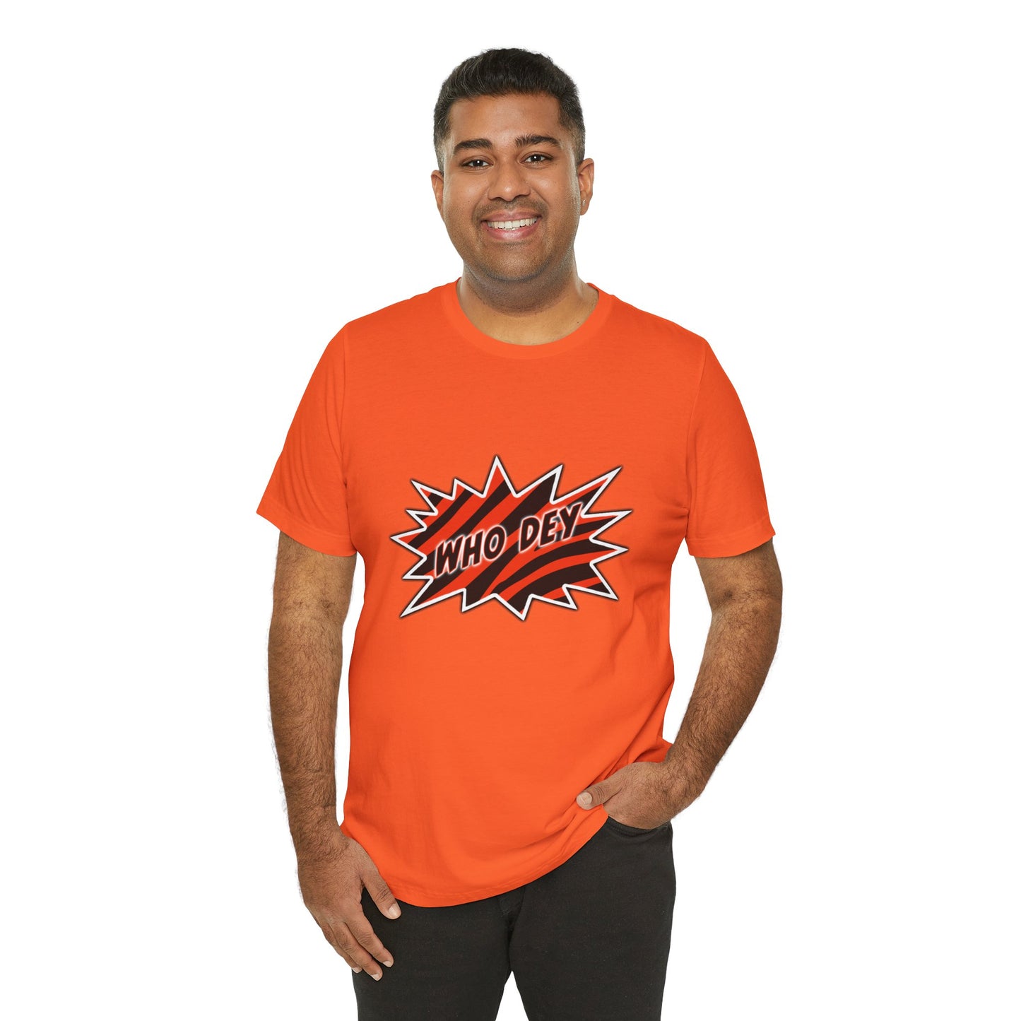 Who Dey! Unisex Jersey Short Sleeve Tee