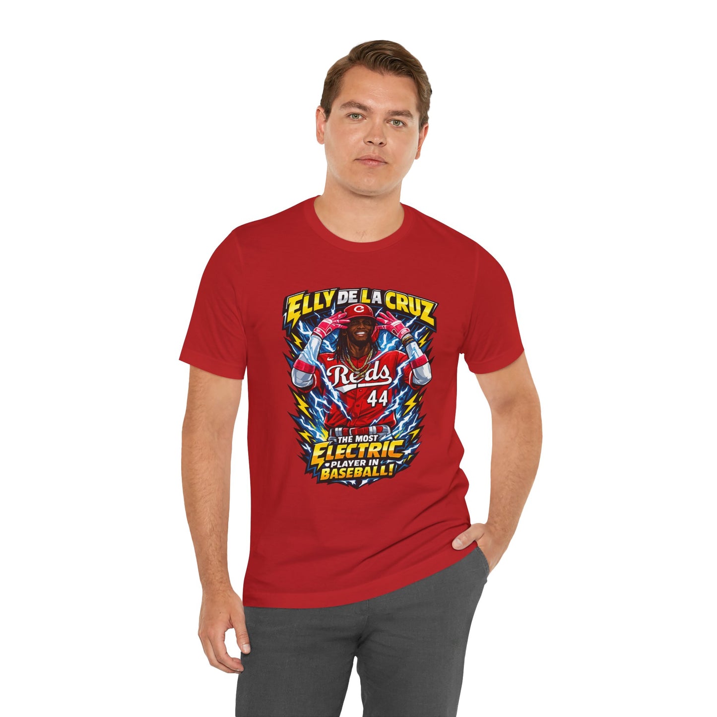 Elly De La Cruz 'The Most Electric Player in Baseball' Reds Baseball Tee