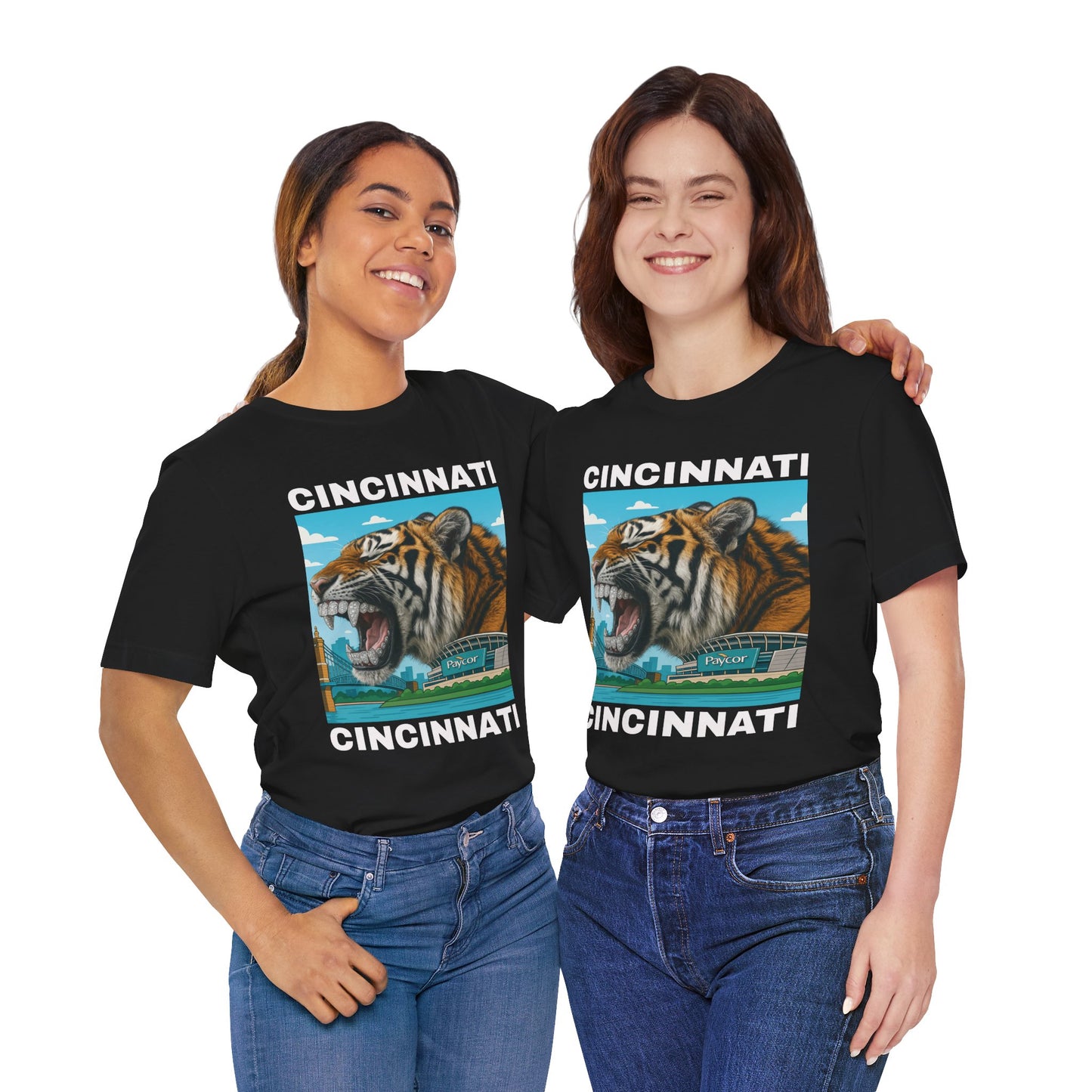 🔥💎🐅 Iced Out Roar – Queen City Tiger Tee