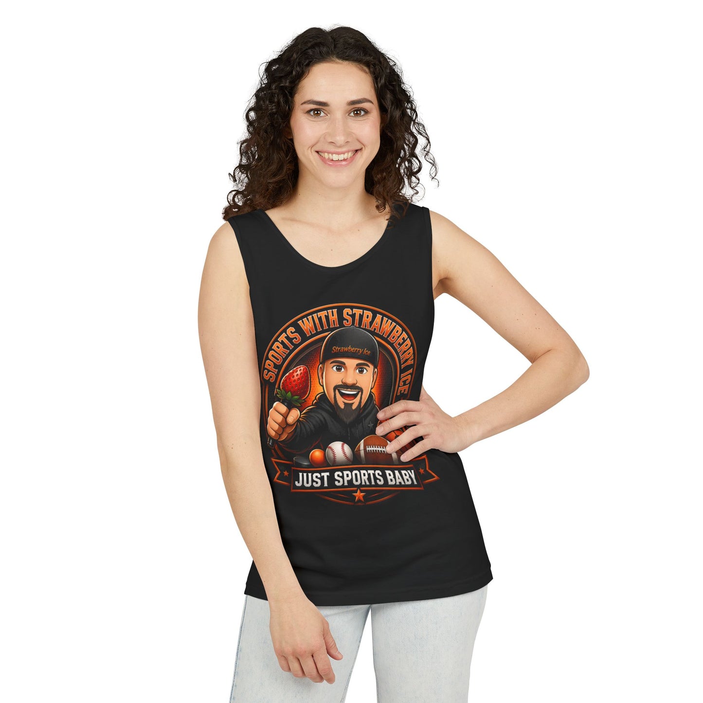 Sports with Strawberry Ice Fan Tank Top