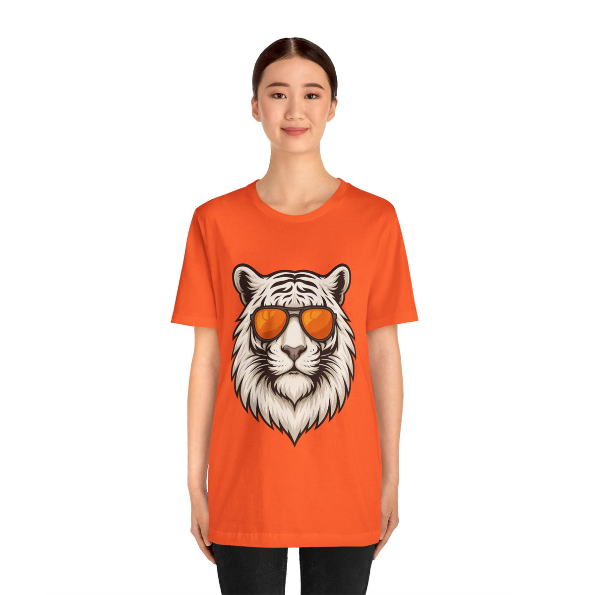 Cool Tiger Orange Sunglasses Tee