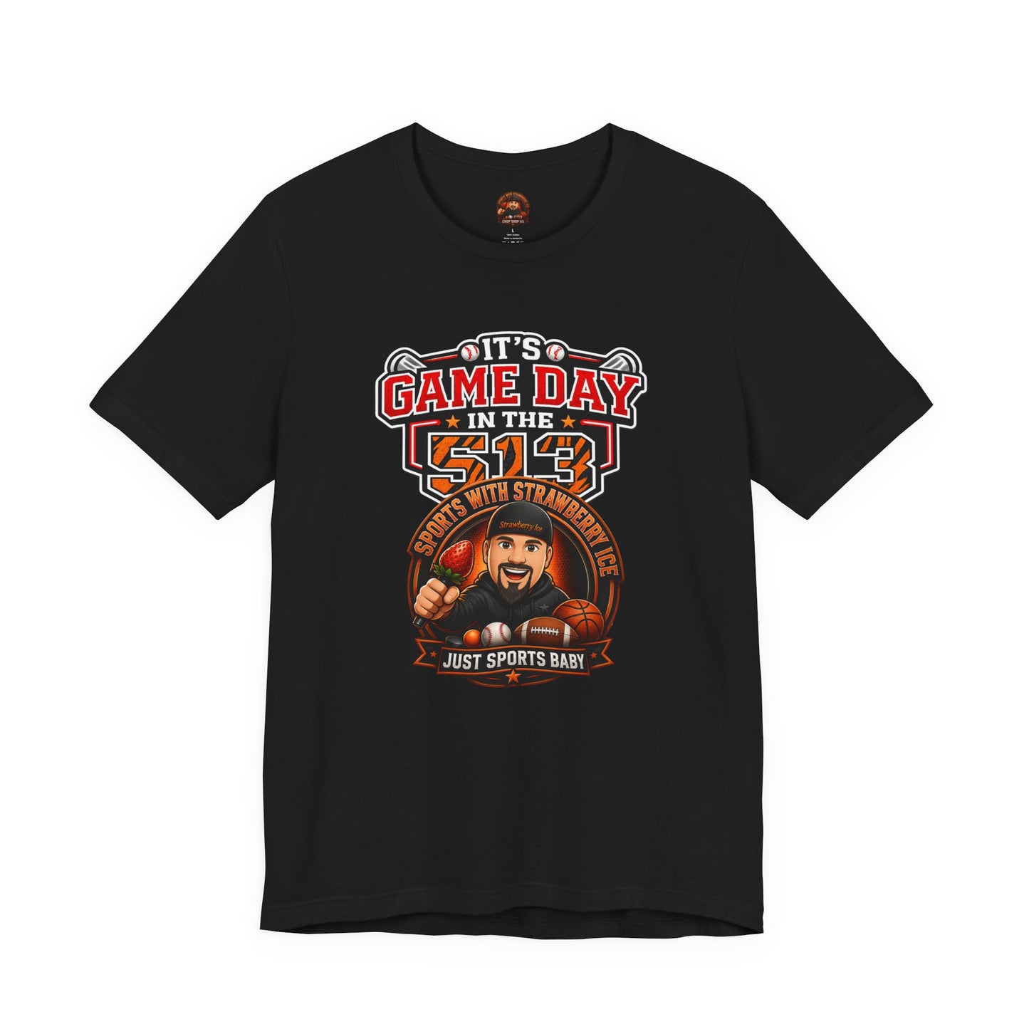 Sports With Strawberry Ice Game Day Tee
