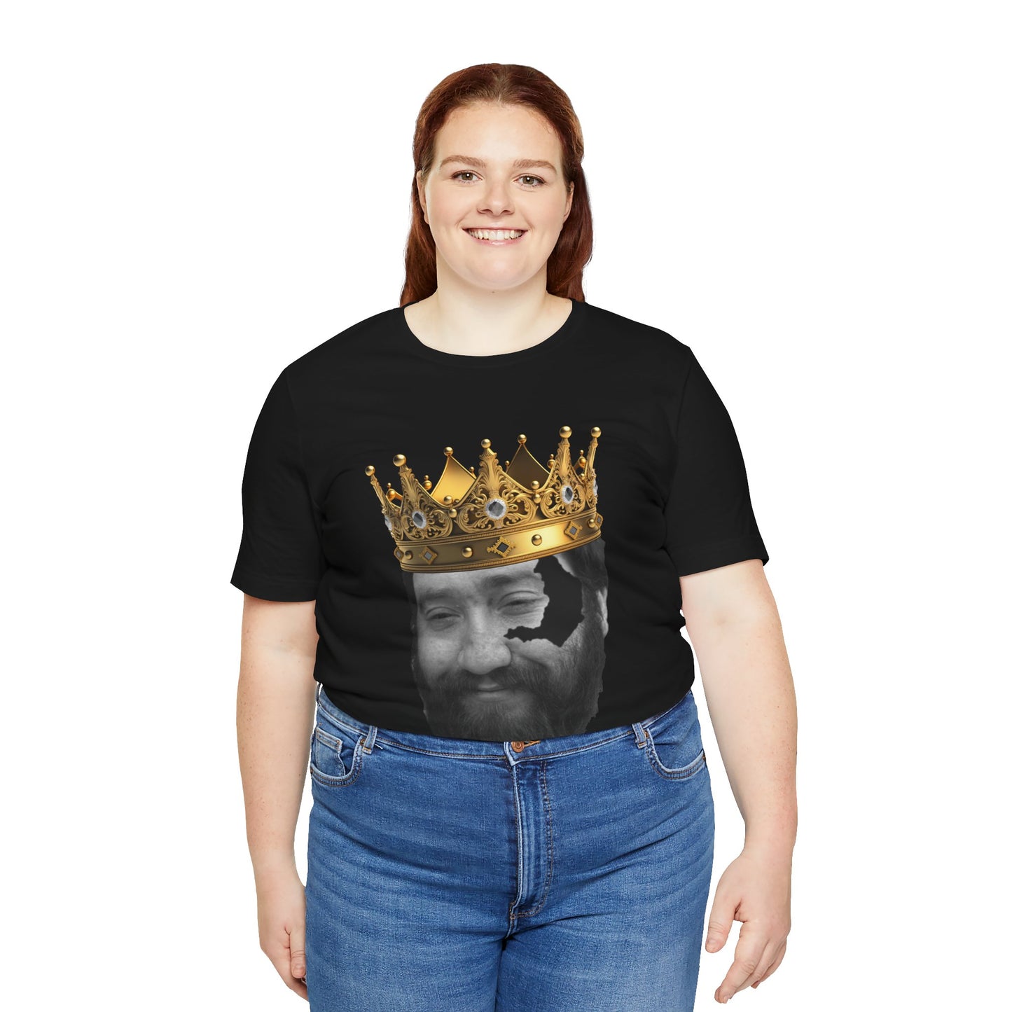 King Santori Tee: Crowned Unisex Jersey Short Sleeve Shirt