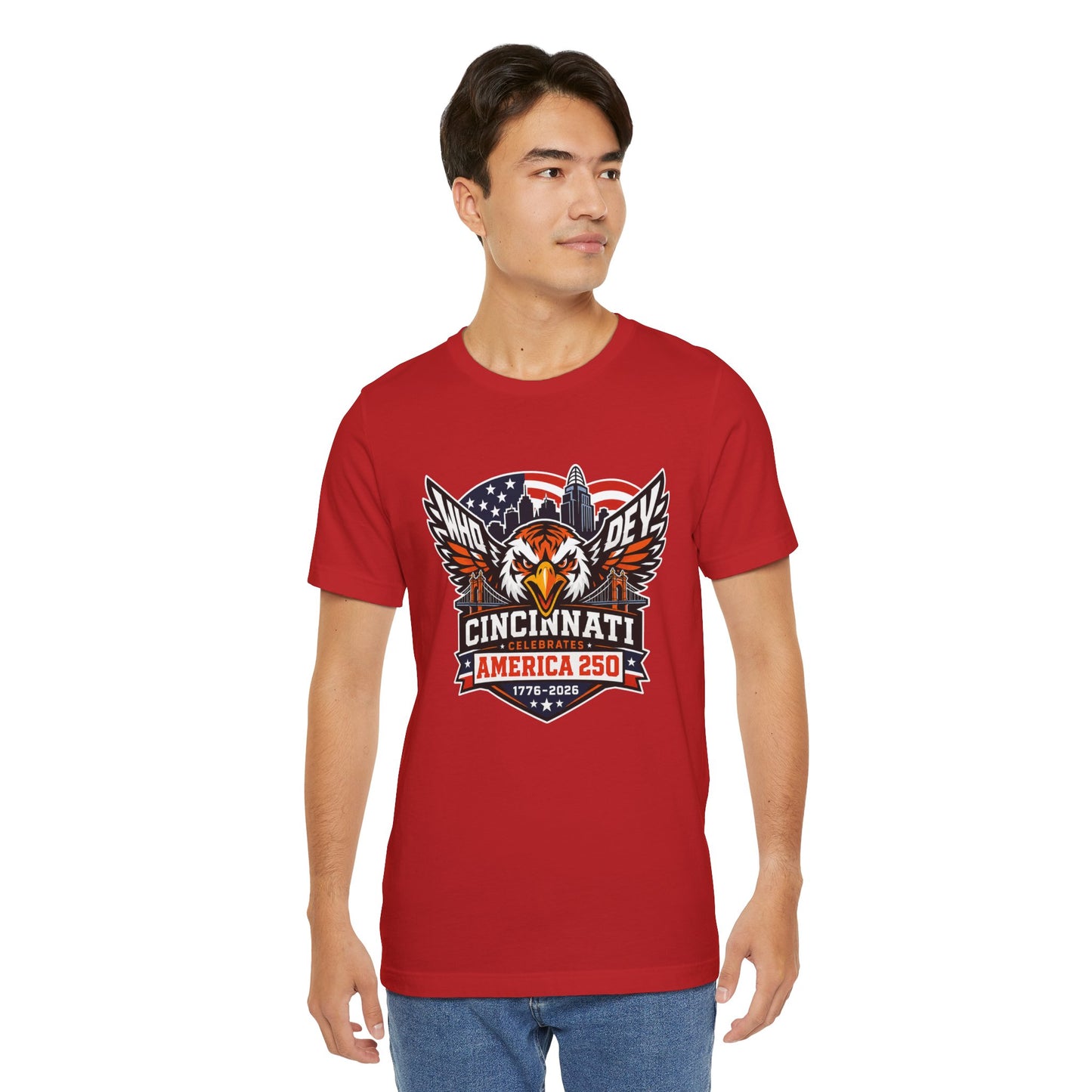 Cincinnati Celebrates America 250 Years of Freedom! Tiger Crest T‑Shirt