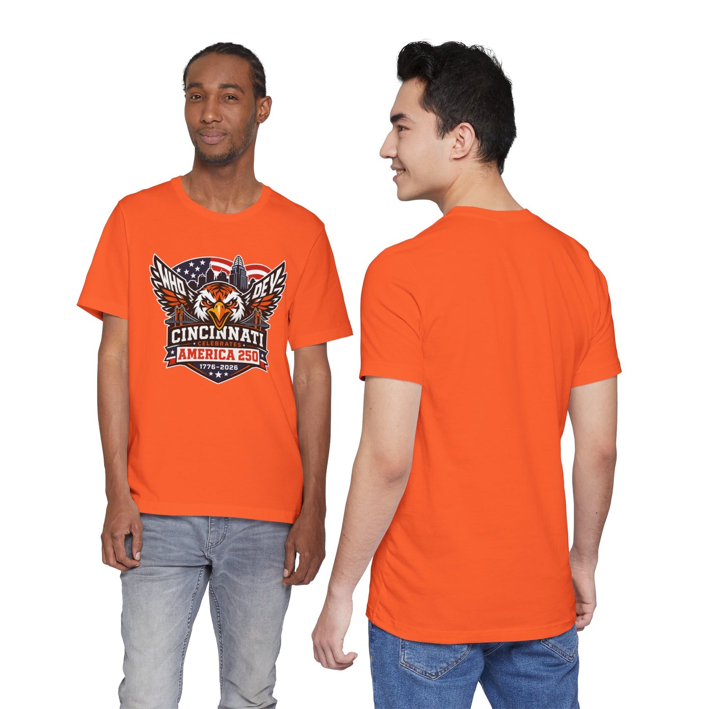 Cincinnati Celebrates America 250 Years of Freedom! Tiger Crest T‑Shirt