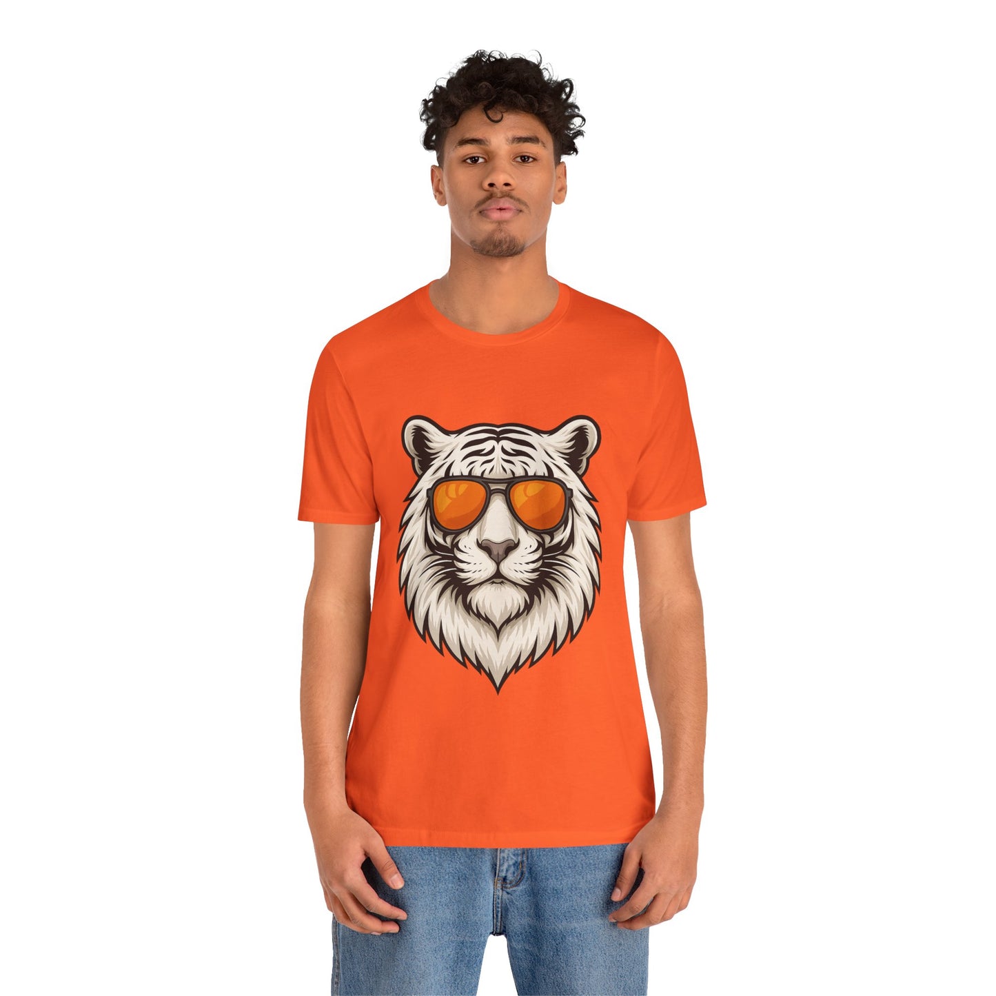 Cool Tiger Orange Sunglasses Tee