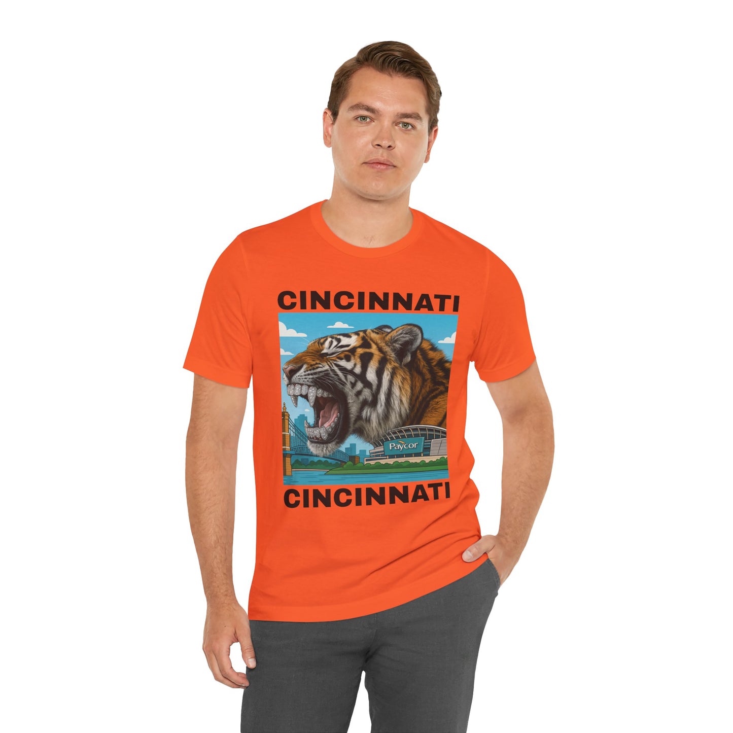🔥💎🐅 Iced Out Roar – Queen City Tiger Tee