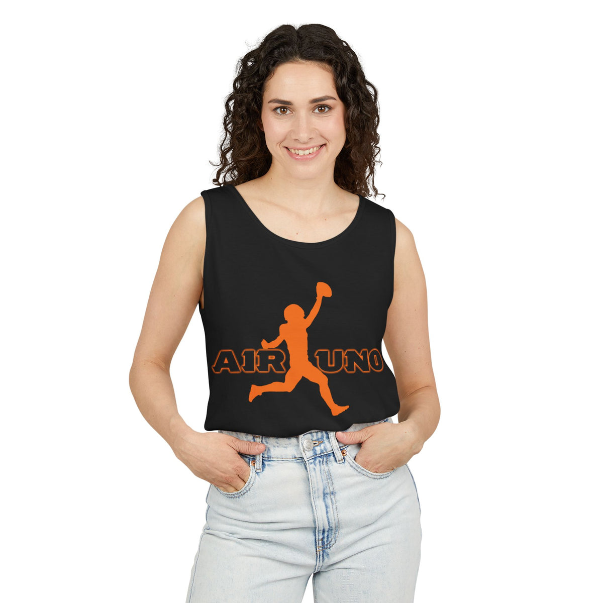 Air Uno Tank Top, Unisex Athletic Shirt, Summer Sportswear, Gift for Athletes, Trendy Workout Apparel