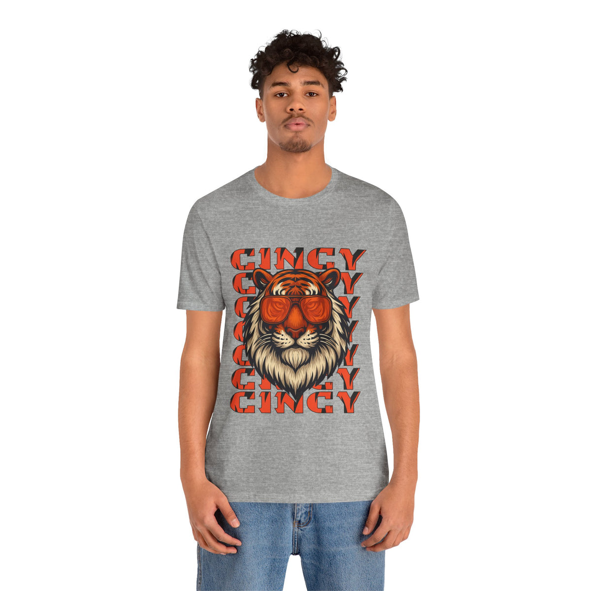 Cincy Tiger Unisex Jersey Short Sleeve Tee