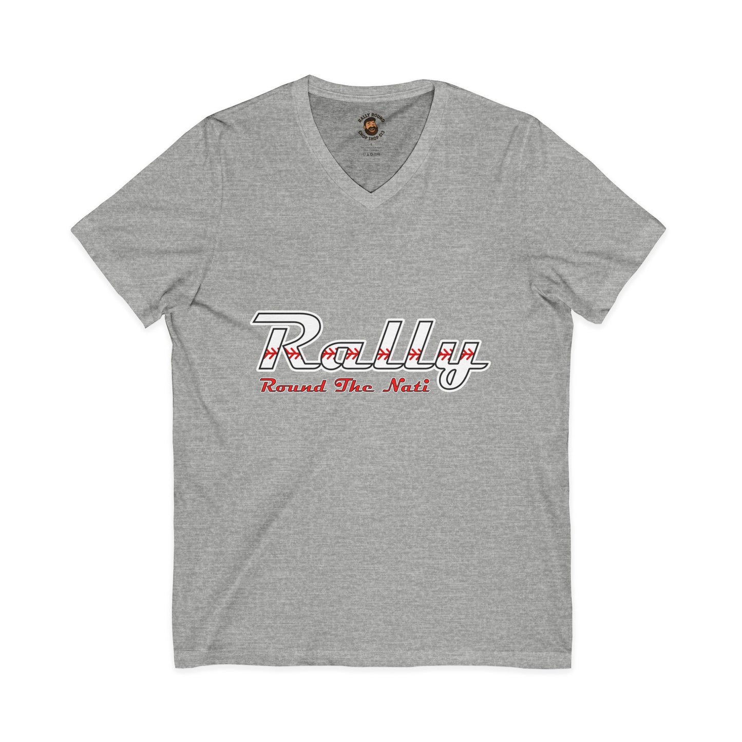 V-neck Rally Round the Nati  V-Neck Tee