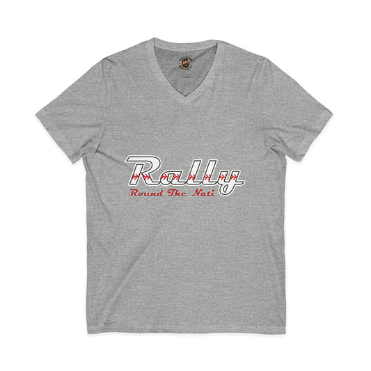 V-neck Rally Round the Nati  V-Neck Tee
