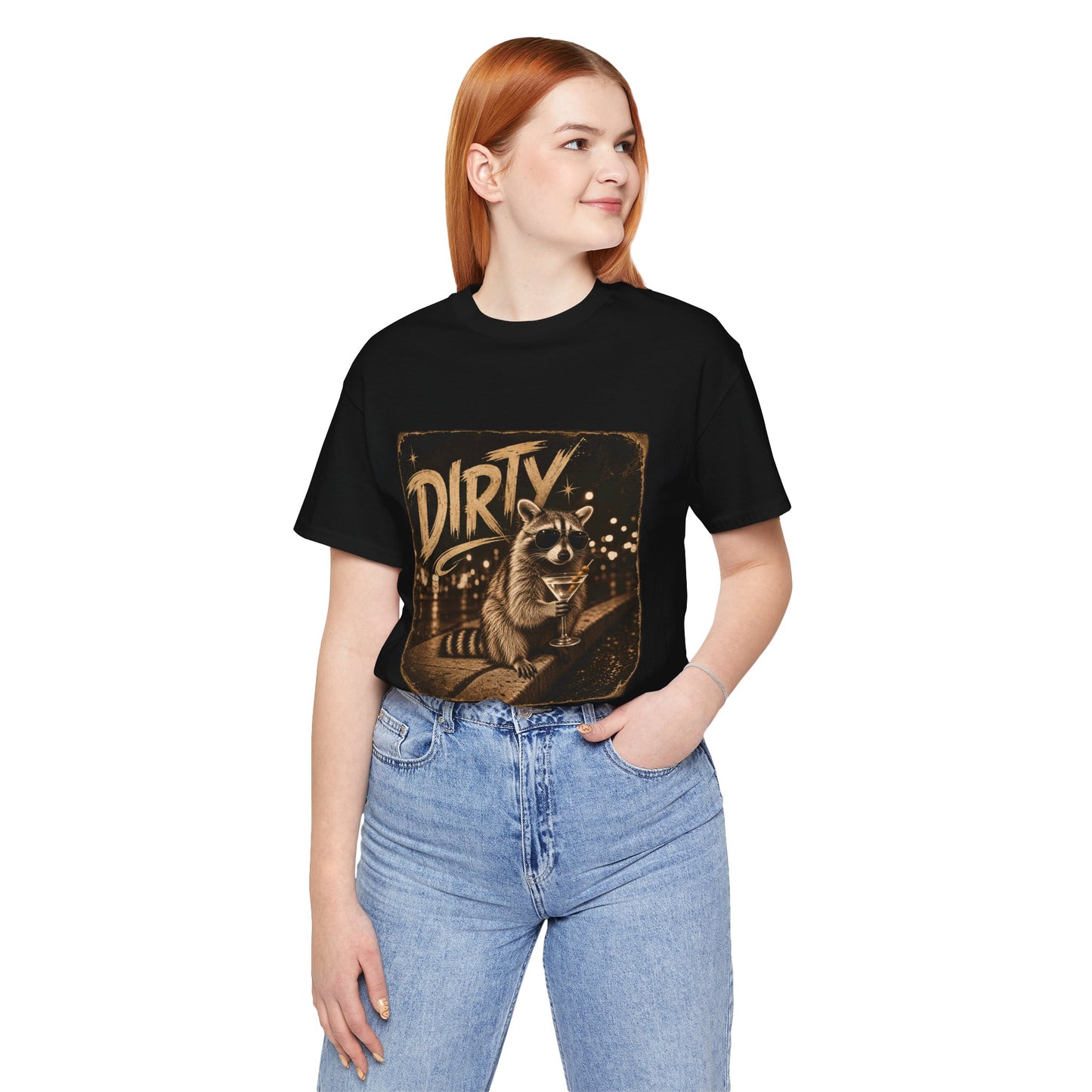 DIRTY Raccoon Martini T-Shirt 🍸🦝