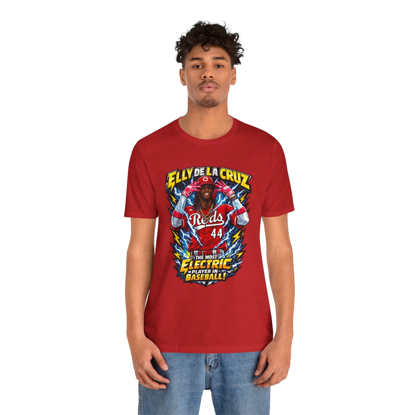 Elly De La Cruz 'The Most Electric Player in Baseball' Reds Baseball Tee