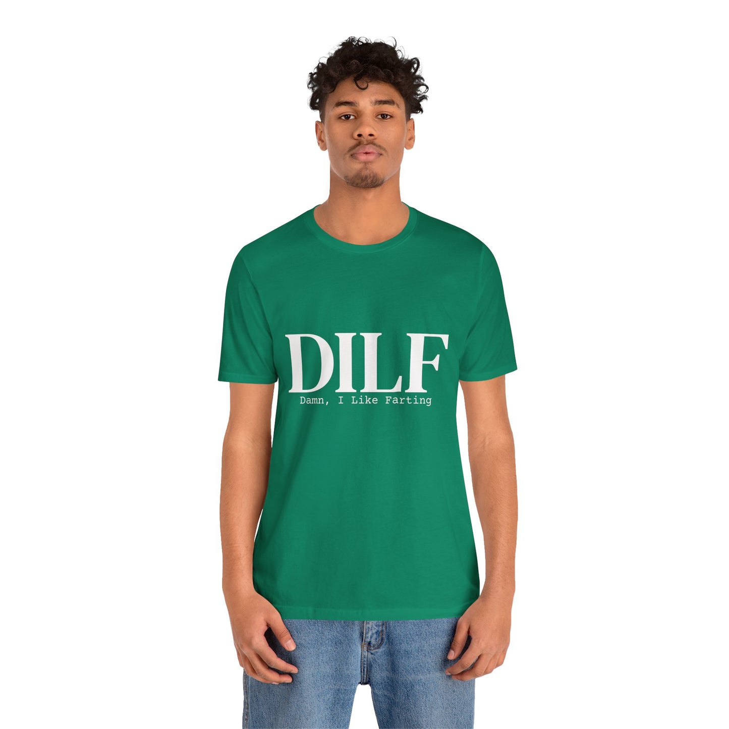 DILF Funny Graphic Tee — "Damn, I Like to Fart" Novelty T-Shirt