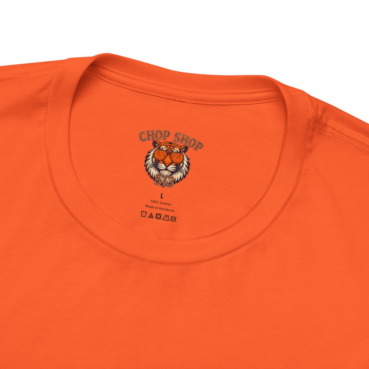 Orange Tint Bengal Cool Tiger Graphic Tee - Unisex Jersey Short Sleeve T-Shirt
