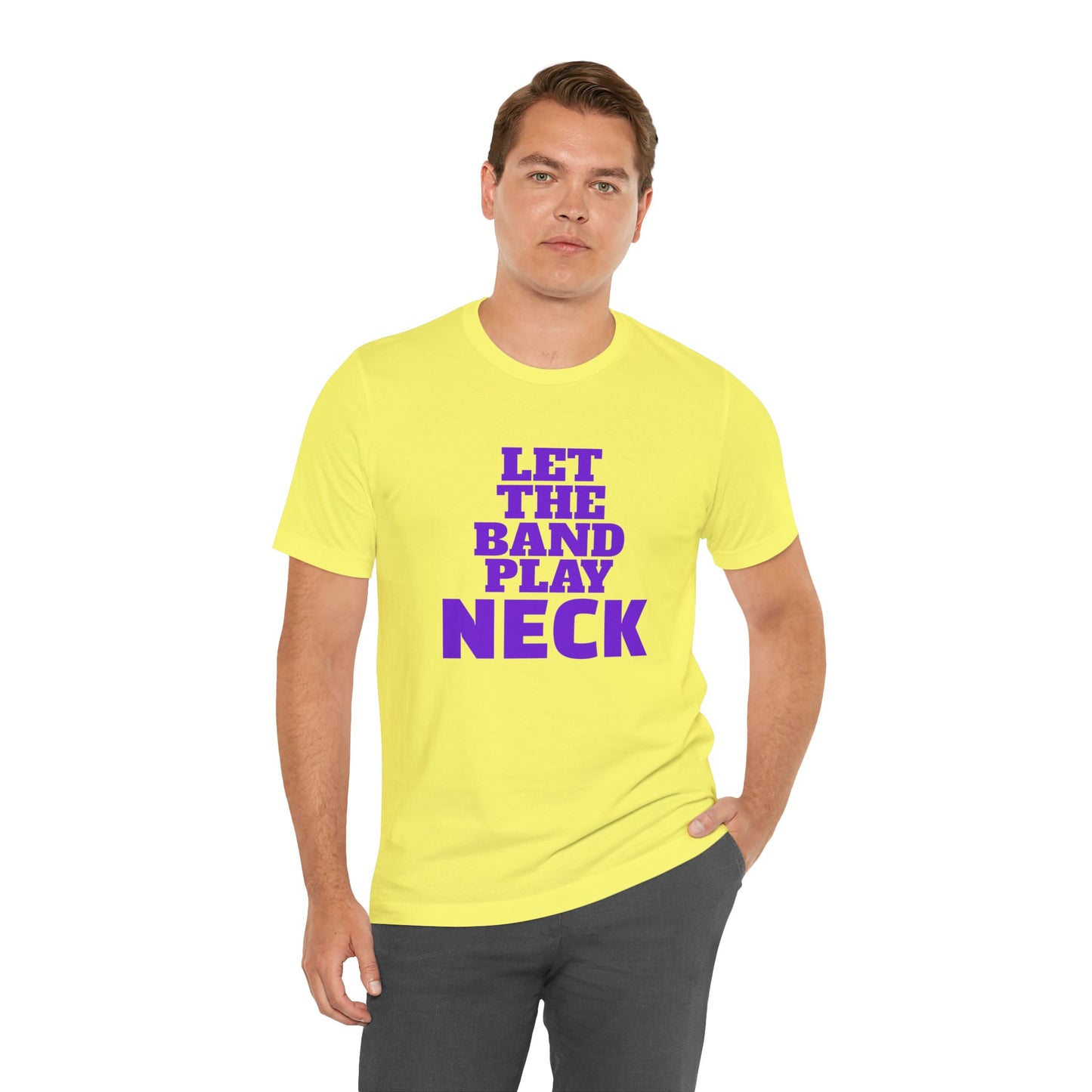Tiger Nation Let The Band Play Neck Tee