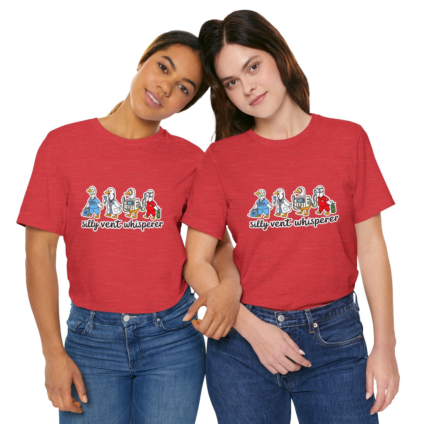Silly Vent Whisperer Tee — Funny Crew respiratory care club