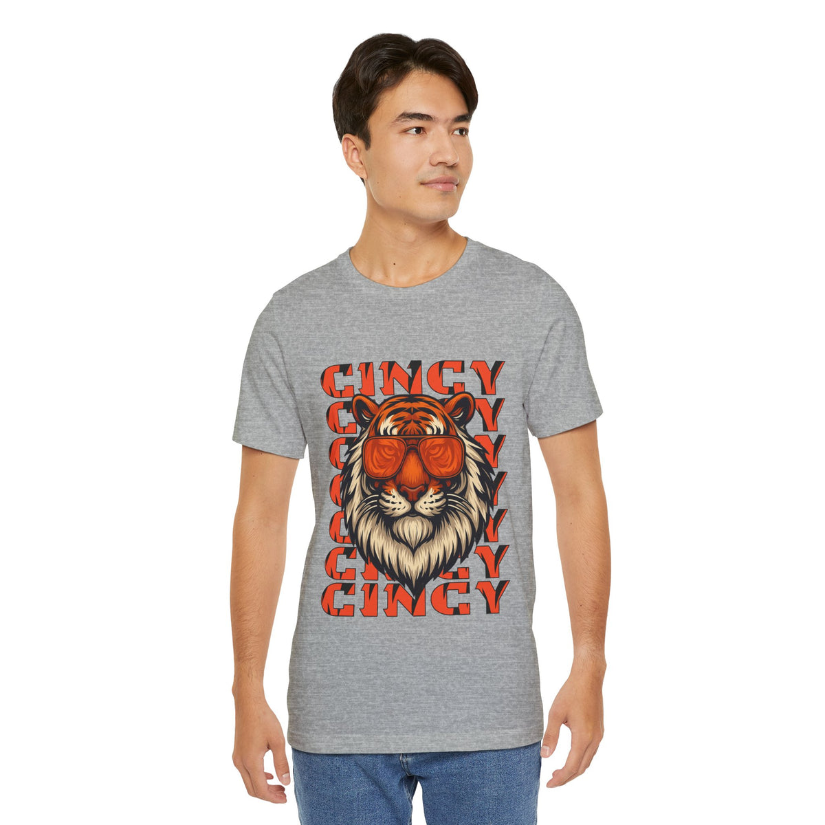 Cincy Tiger Unisex Jersey Short Sleeve Tee