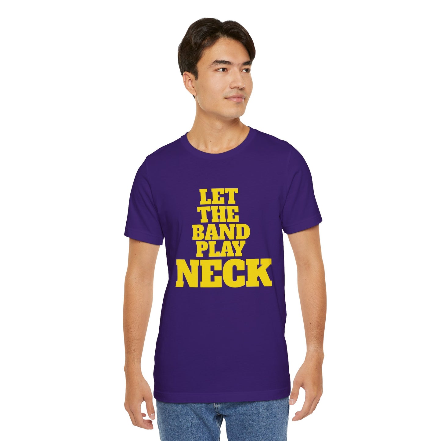 Tiger Nation Let The Band Play Neck Tee