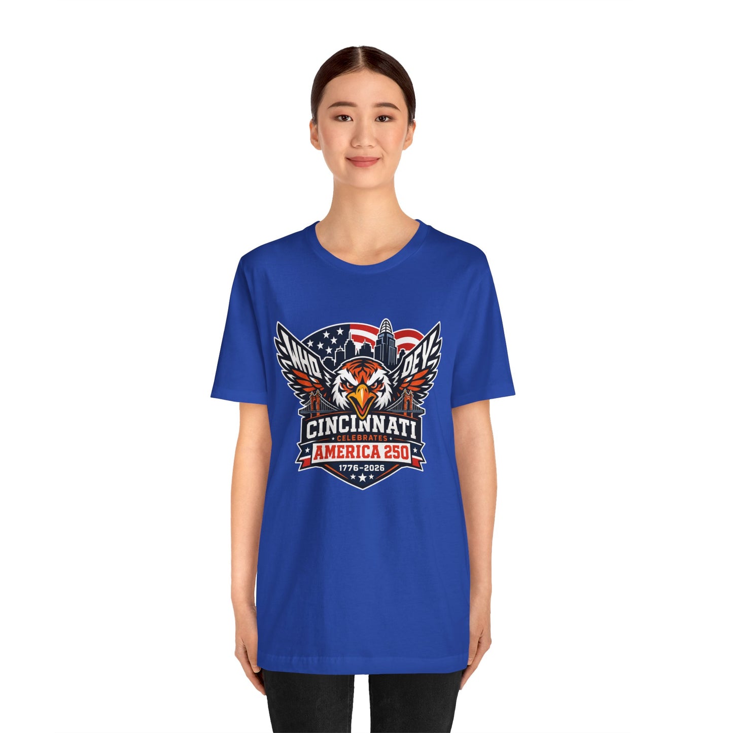 Cincinnati Celebrates America 250 Years of Freedom! Tiger Crest T‑Shirt