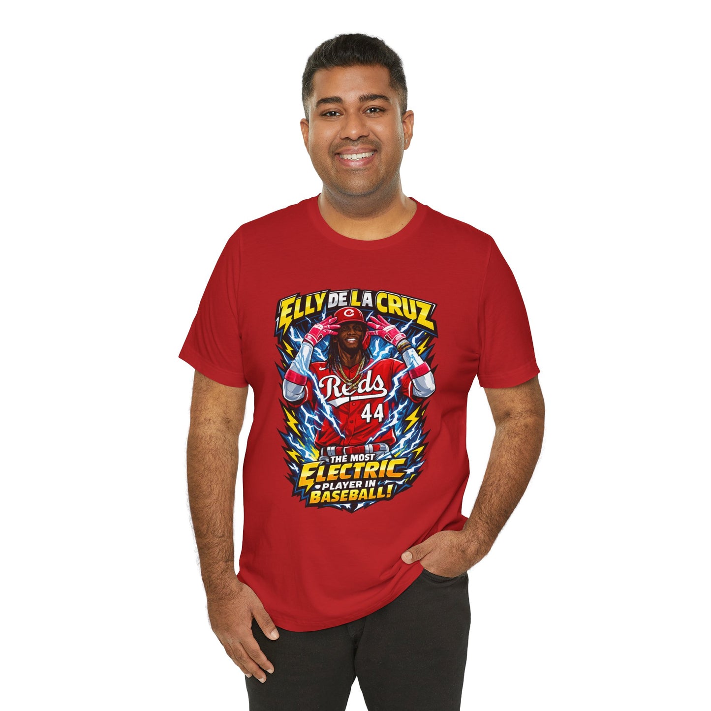 Elly De La Cruz 'The Most Electric Player in Baseball' Reds Baseball Tee
