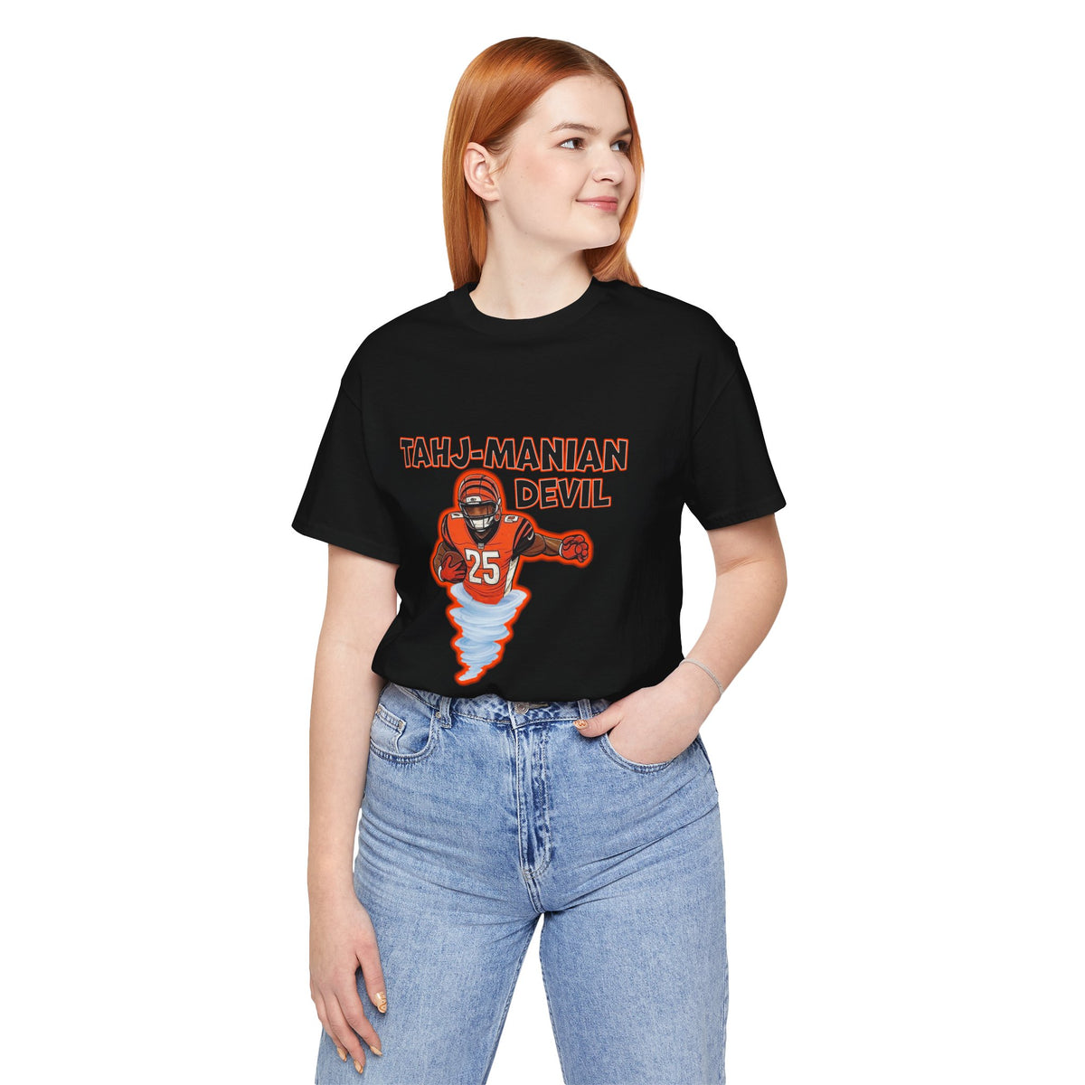 Tahj-Manian Devil Graphic Unisex Jersey Tee