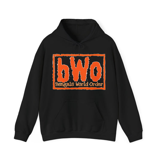 bWo Bengals World Order Unisex Heavy Blend™ Hooded Sweatshirt /  bWo Bengals World order