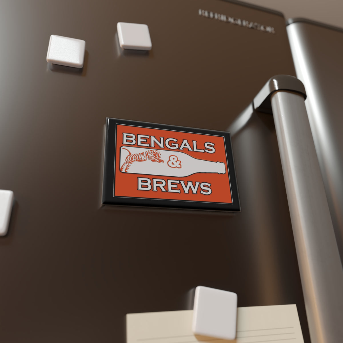 🏈 Official Bengals and Brews Podcast Merchandise / Button Magnet