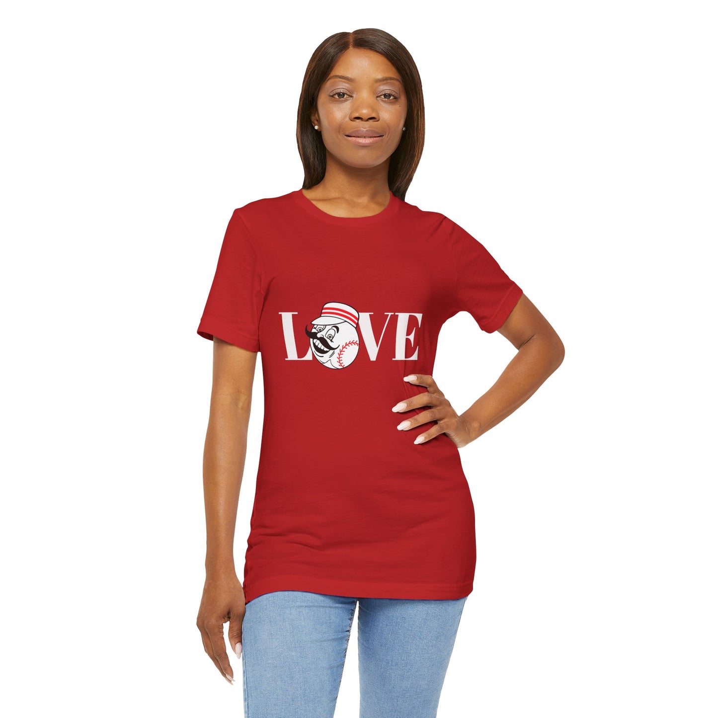 Love Baseball Unisex Jersey Tee