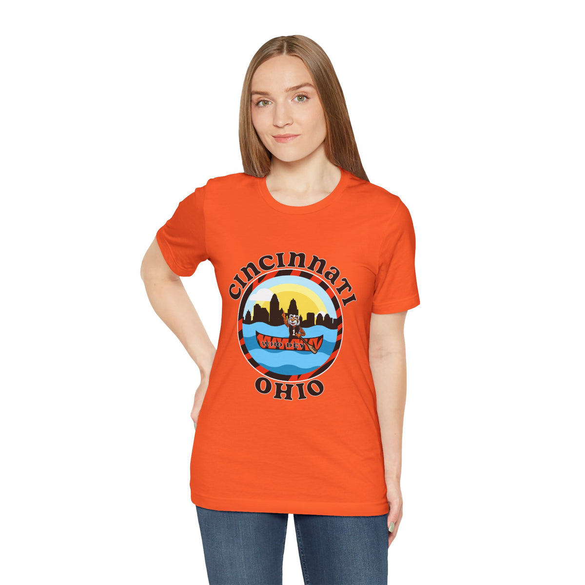 Welcome to Cincinnati Unisex Jersey Short Sleeve Tee