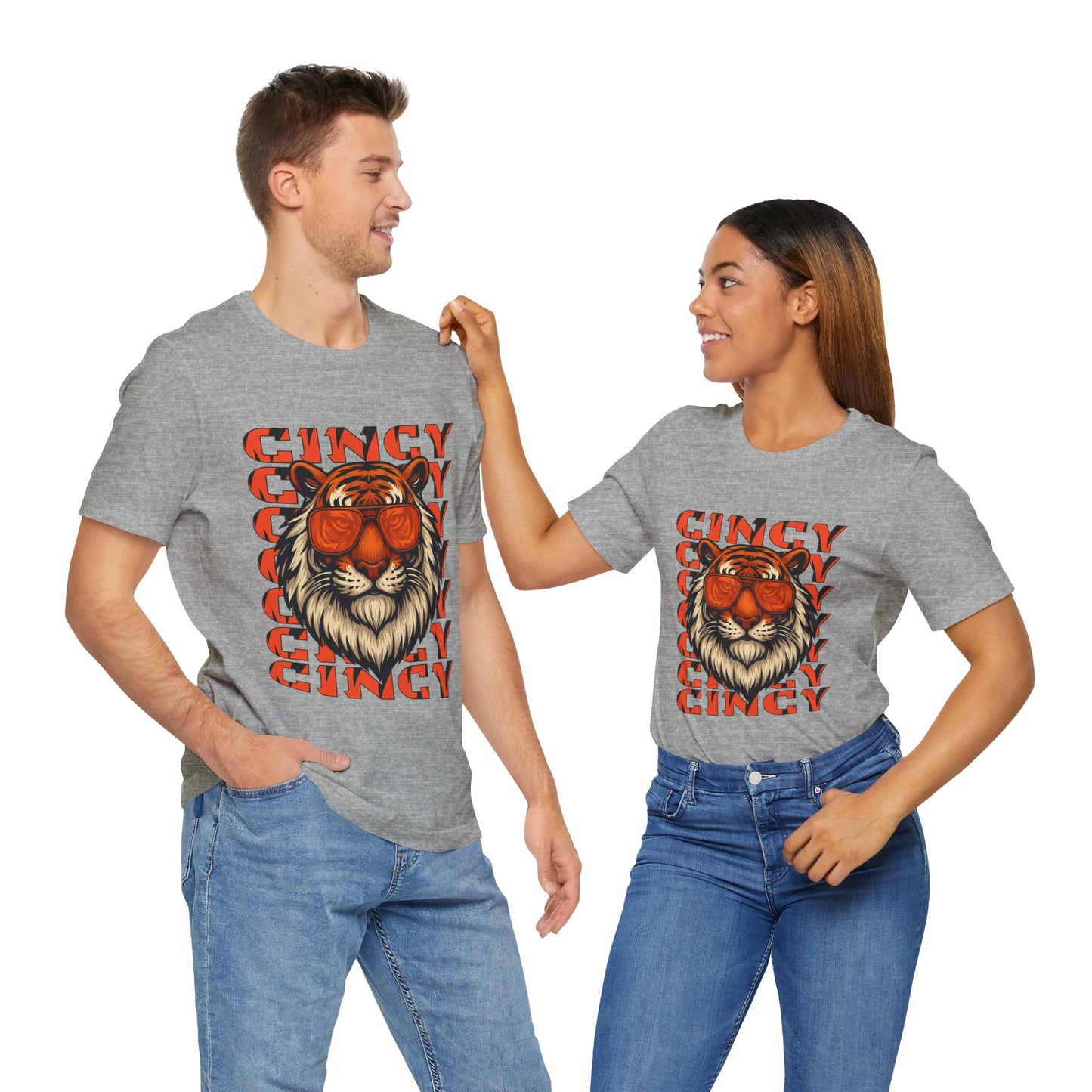 Cincy Tiger Unisex Jersey Short Sleeve Tee